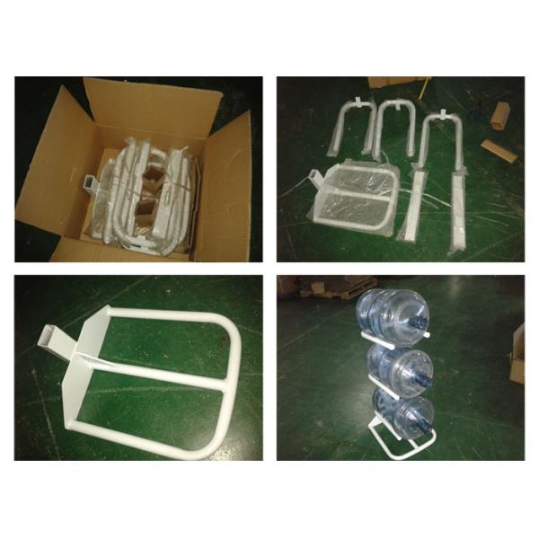 Carbon Steel Luxury Water Bottle Rack For 3 Bottles / 5 Gallon Bottled Water