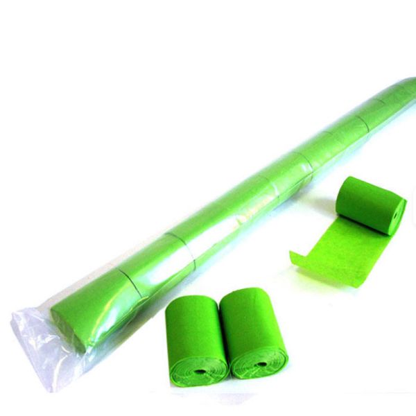 Fire Resistant 2cm*10m/roll Non-toxic Confetti Ribbons and Stage Streamers for Confetti Blaster Machines