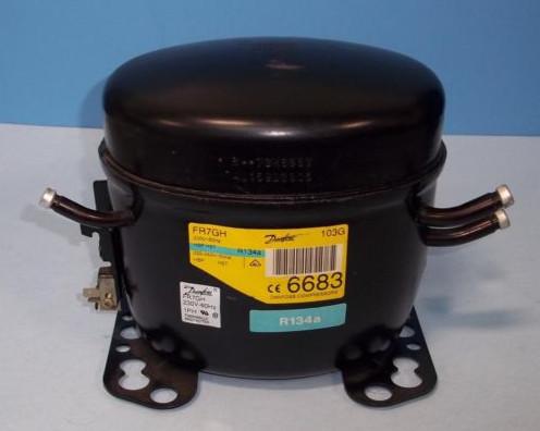 Compressor da refrigeração de FR7GH 230V 60HZ Protable para o agregado familiar de HBP e o anúncio publicitário claro