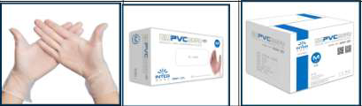Kitchen Food Safe Disposable PVC Gloves / Plastic Disposable Gloves
