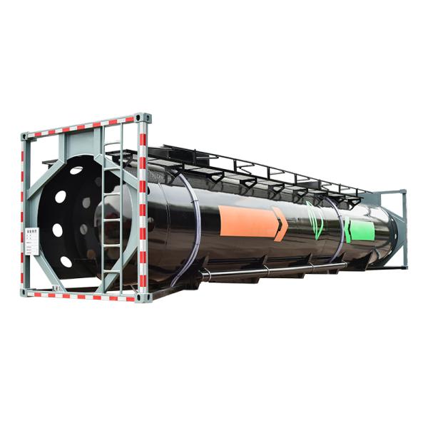 High Capacity ISO Tank Container Standard 30000 Liters 40ft Oil Fuel Truck Tank
