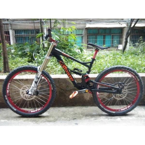 26er Downhill Mountain Bike Frame Aluminum Alloy Disc Brake 3600 Grams