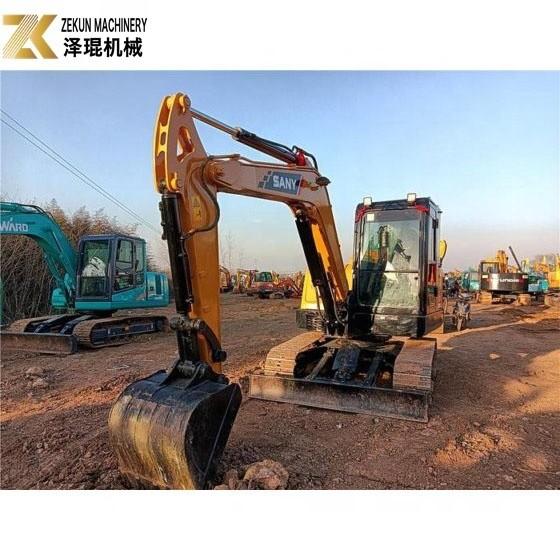 Usado Sany 60 Excavator Crawler SY60C PRO Escavação de segunda mão