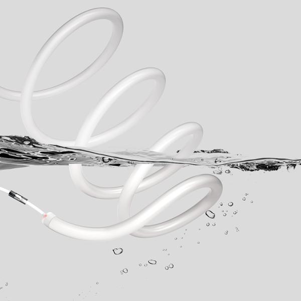 360° Angle du faisceau Ronde LED au néon de silicone Flex tube 15W/m 1500LM/M max 20Meter/pièce
