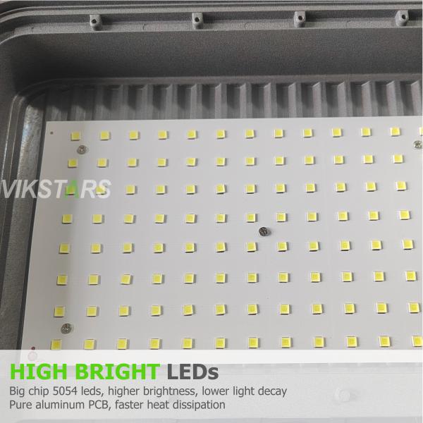 Battery Replaceblae 60w 100w 200W 300w Solar Flood Lights With Glass Cover