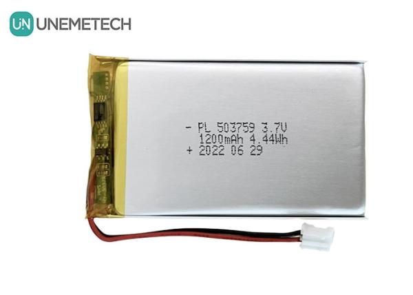 UNEMETECH 3.7 V 1200mAh batterie au lithium polymère rechargeable 503759 batterie au lithium poly