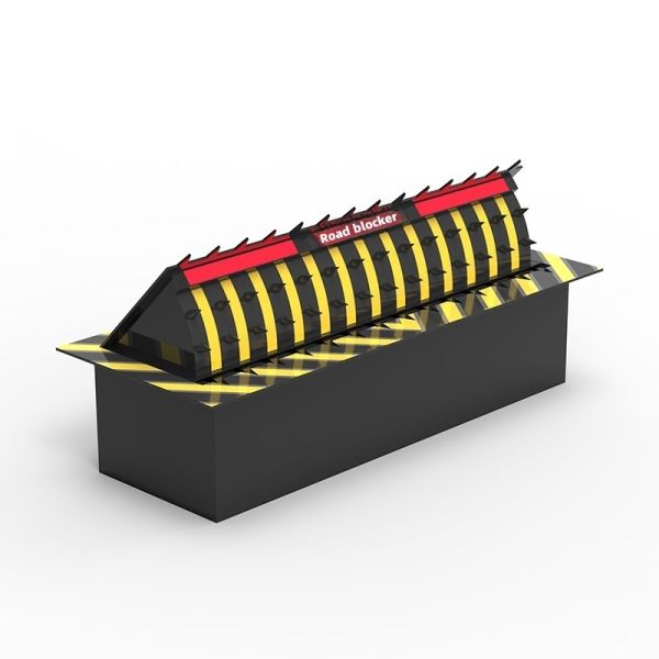 Shallow Mount Hydraulic Road Blocker Vehicle Access Control Barrier System