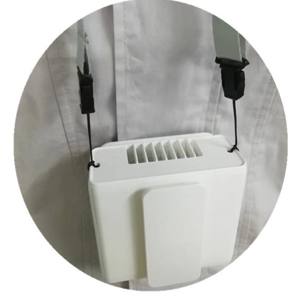 Portable Waist Fan Hands Free Hanging On Neck Rechargeable For Fishing