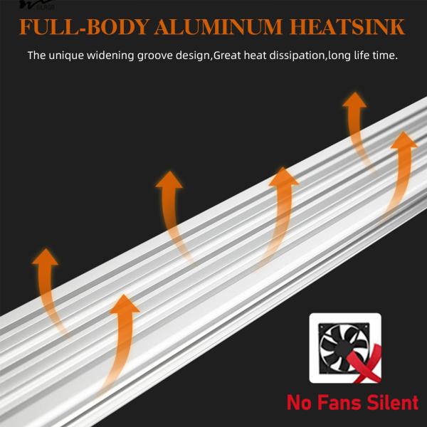 Esencial para el crecimiento de las plantas de cocina Luz de planta de espectro completo mejorada con 5000K 3000K