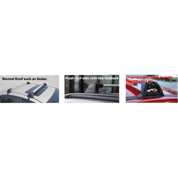 SunSingRACK 8169 Durable Aluminum Alloy 4X4 Cross Bar Luggage Roof Rack Car Roof Mount Accessory with Locks