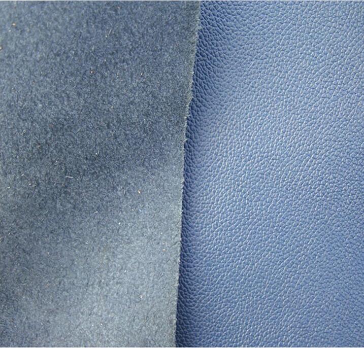 High-quality Embossed Lychee Litchi Grain Pu Pvc Artificial Bonded Recycled Bag Bonding Cactus Leather