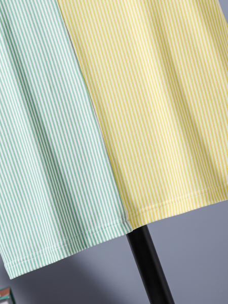 Children Custom T Shirts Stripe Design 8T-14T Machine Washable