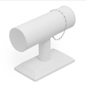 Three Floors Bracelet Holder Stand , Black Velvet Bracelet Display 34x185x270mm