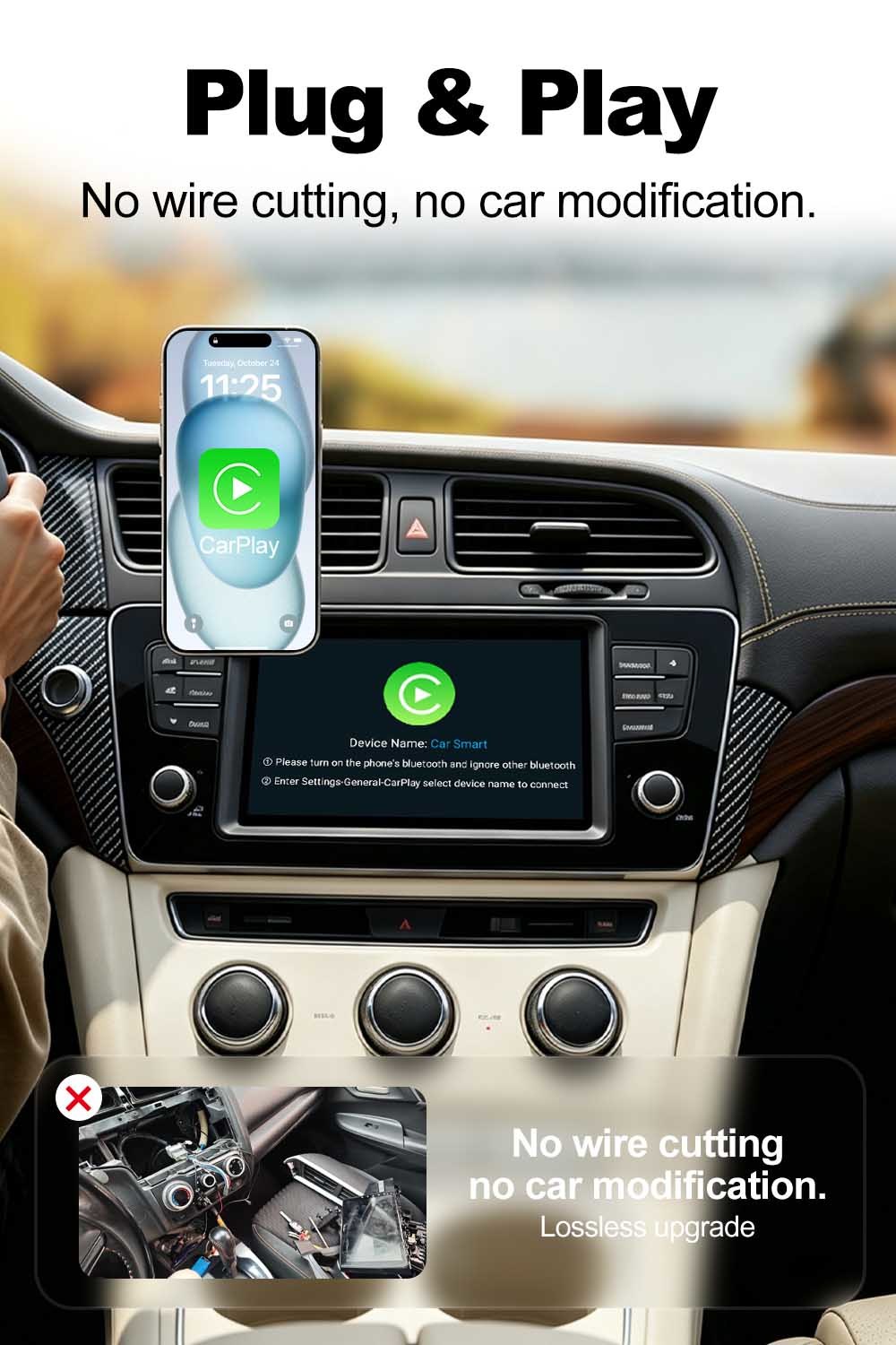 Customized Multimedia Box Car Play Porsche Android Auto USB Plug And Play