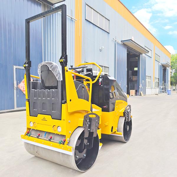 3Ton Concrete Compactor Double Drum Diesel Engine Vibrator Roller Machine Mini Small Road Roller Road Compactor