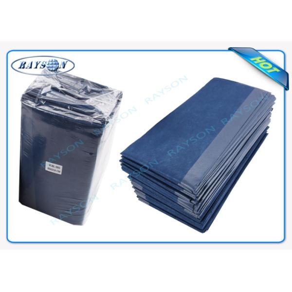 Намочите размер покрытый ПЭ устранимый простыни доказательства 80КМ кс 210КМ для массажа