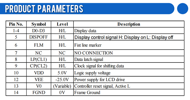 Blue Film Manufacturer 320240B1 LCD Display Module With Controller NT7086PQ 5.7-Inch Display Screen