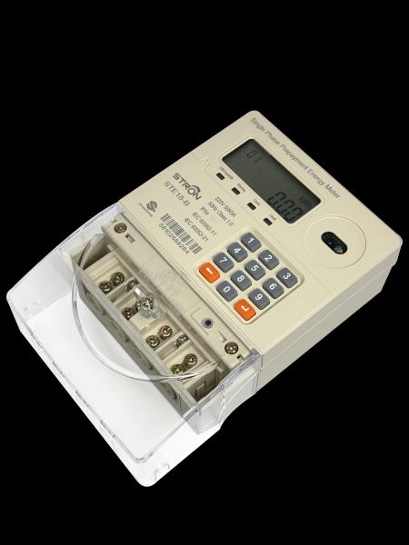 IP54 Intelligent Multi Tariff/Anti-tamper/Power-limit Prepaid Keypad Single Phase Electricity Meter With Vending Software