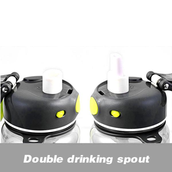 Customised Logo Acceptable Fancy Tritan Plastic Water Bottle for Camping Occasion