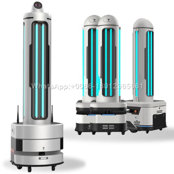 AI PLC Control IP20 UV Disinfection Robot