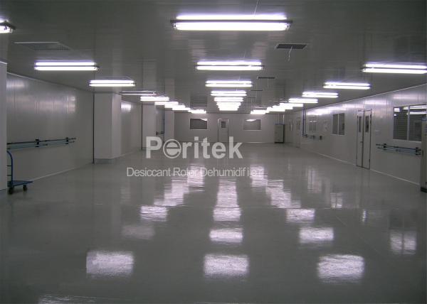 Quiet Industrial Dehumidification Systems , Honeycomb Substrate Desiccant Dehumidifier