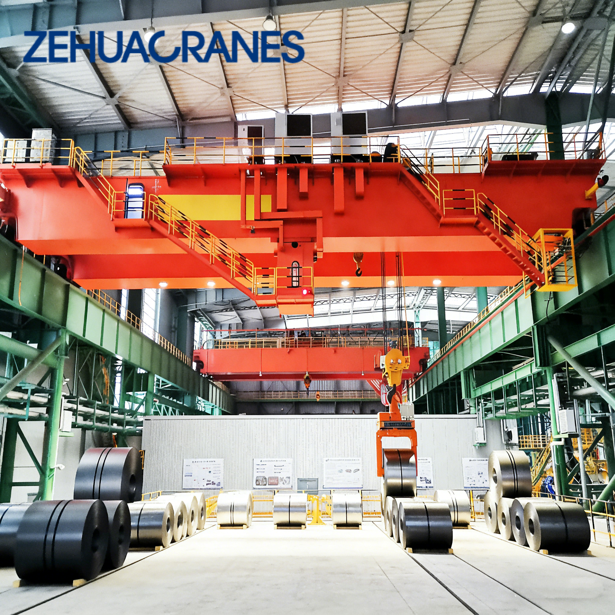 Intelligent Steel Crane China Manufactured Double Girder Bridge Crane Specialized for the Metallurgical Industry