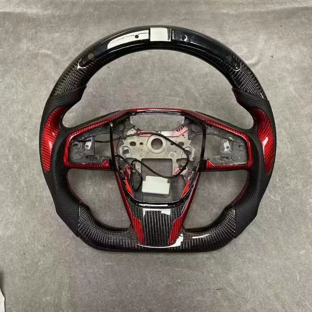 Get the Best Performance with Our Carbon Fiber Steering Wheel LED Racing Marquee