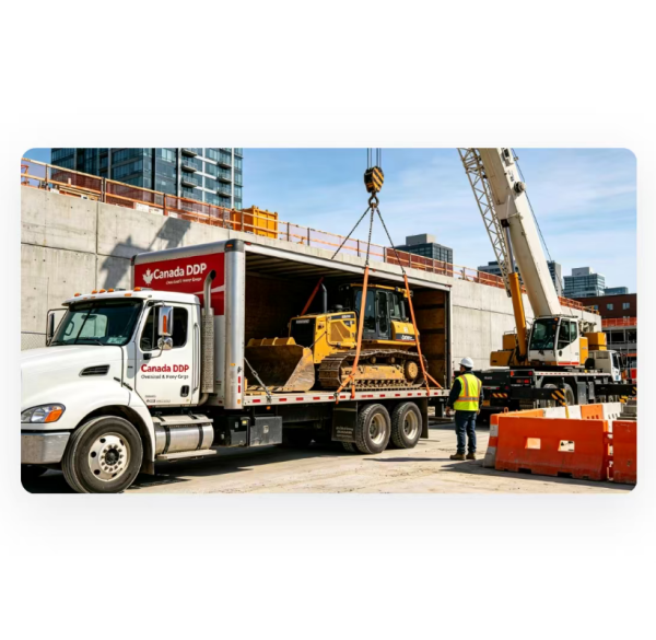 Canada DDP Shipping Oversized / Heavy Cargo Air Freight With Local Truck Last Mile Courier Delivery