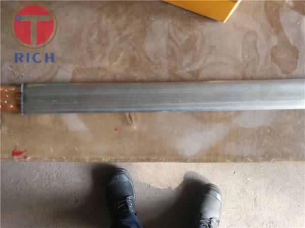 Aço oval liso fino do tubo da soldadura da espessura de parede da forma especial para o refrigerador