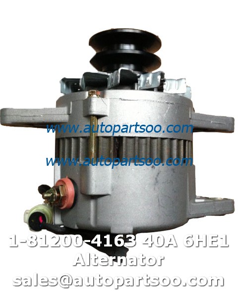 1-81200-4163 Isuzu переднее на альтернатор 0-35000-3763 40A 6HE1