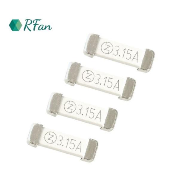 R1032.3A Fusível montado na superfície 3.15A 125V-500V DC Fusíveis de chip SMD de ação rápida