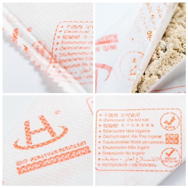Non - Toxic Mildew Resistance Calcium Chloride Desiccant 2g For Melamine And Handicraft