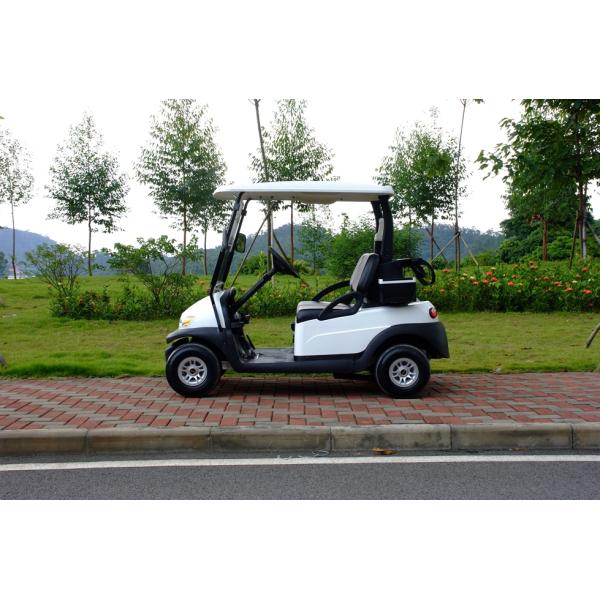 Modern Style Electric Car Golf Cart 2 Seater White Color For Golf Course