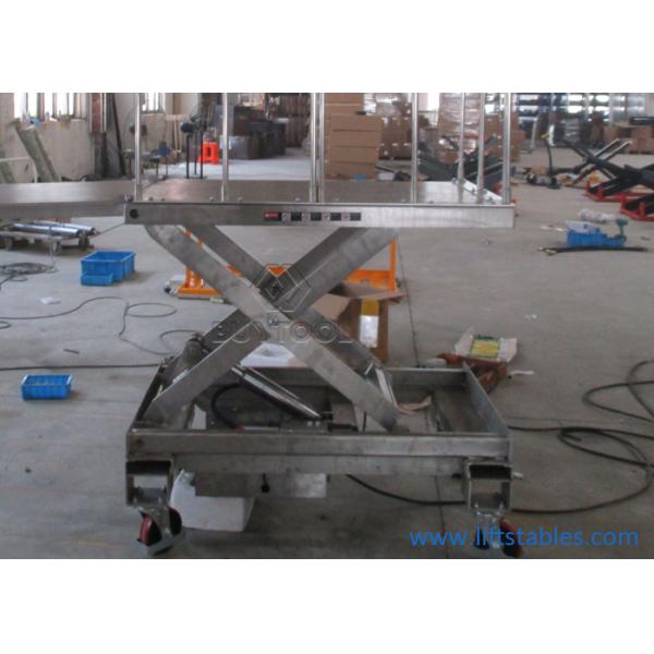 A tabela de elevador estacionária elétrica hidráulica de aço inoxidável Scissor a plataforma de levantamento