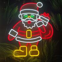 Sinal de néon conduzido presente de Ac100v nenhum Natal frágil Santa Claus Cuttable Waterproof