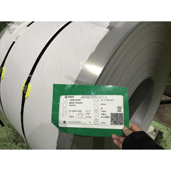 El estruendo X12Cr13 del EN 1,4006 de AISI 410 laminó la tira estrecha de acero inoxidable en bobina