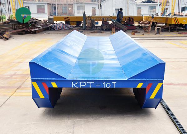 Precast Concrete Industry Plant Motorized Handling Load Arc Rail Transport Wagon