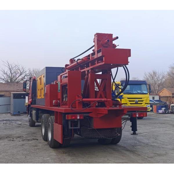 Powerful Truck Mounted Drill Rig for Water Well Drilling 300M Depth 30T Drill Tower Load