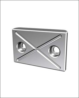 High Precision Punch Mold Components  Wear Plate Copper Alloy material