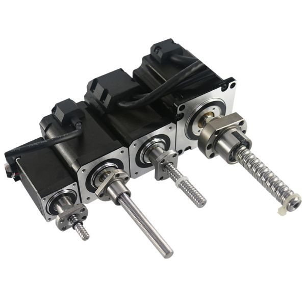 Nema 34 Stepper Motor With Lead Screw 1610 Open Loop Lathe Lead Ballscrews Motors Torque 4.5Nm-12Nm 100mm-150mm