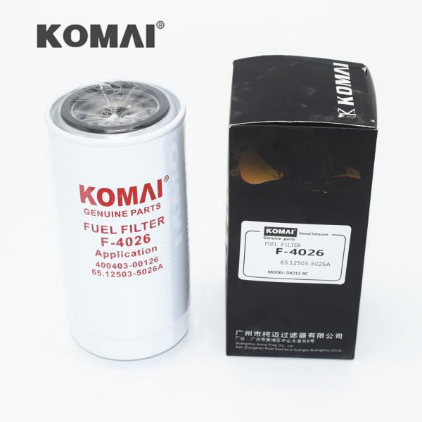 400403-00126 65.12503-5026A para o filtro de combustível de Doosan DX225LC-9C DX260LC-9C