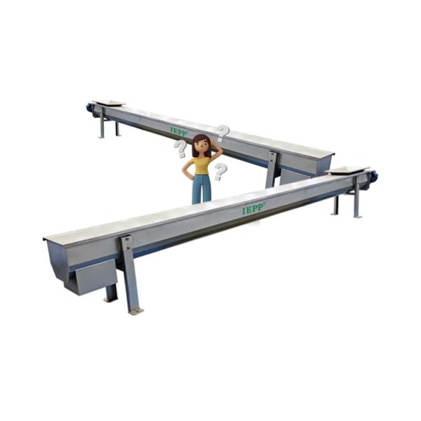 IEPP Ss304 Continuous Endless Truck Cargo Loading Bucket Self-Cleaning Helical Blade Shaftless Screw Conveyor Home Use Motor PLC