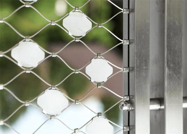 Metal Balustrade Mesh Infill Marinas Wire Mesh Flexible 7x7 7x19