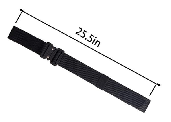 Tactical Belt Outdoor Cobra Buckle Tactical Belts Cobra Nylon Belt  XL size BK
