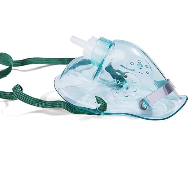 Disposable Medical PVC Oxygen Mask With Tubing Latex Free