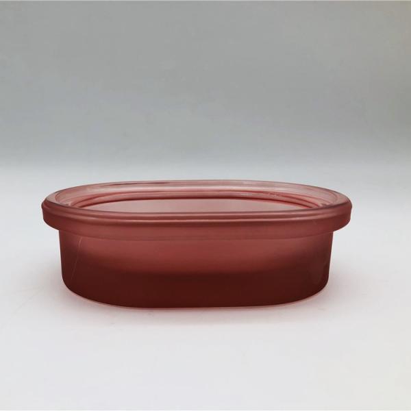 Frosted Red Seven-Piece Set Glass Bathroom Accessories For Home Hotel