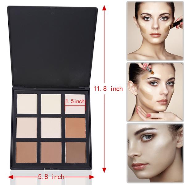 Портативный контуря набор макияжа стороны продуктов макияжа контуря для ежедневной пользы