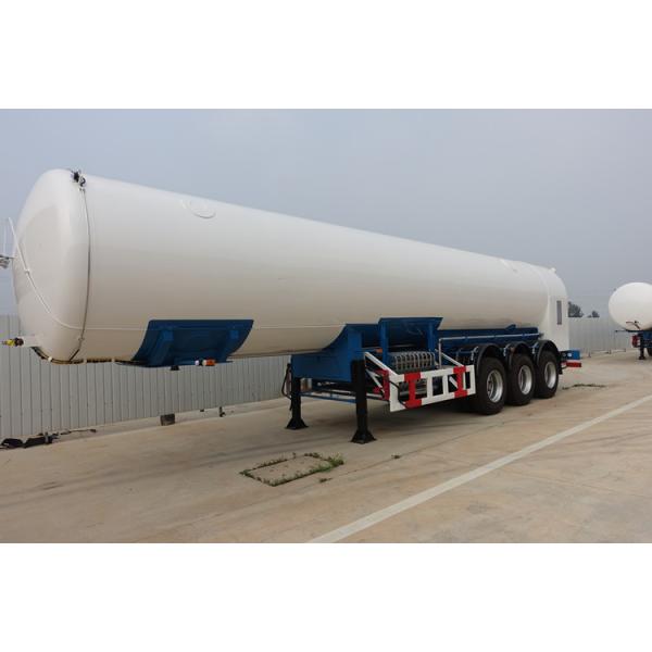 8X4 Oil Tank Truck Trailer / Fuel Tank Semi Trailer Q325 Steel Material
