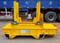 Carro de transferência do trilho da fornalha de recozimento, vagão de gerencio motorizado a pilhas de transferência do equipamento do transporte de materiais