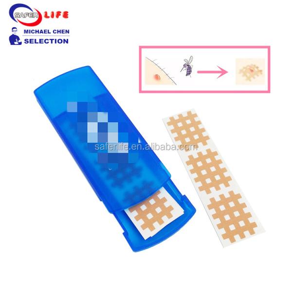 wholesale mosquito bite patch cross acupuncture grid tape pain releave